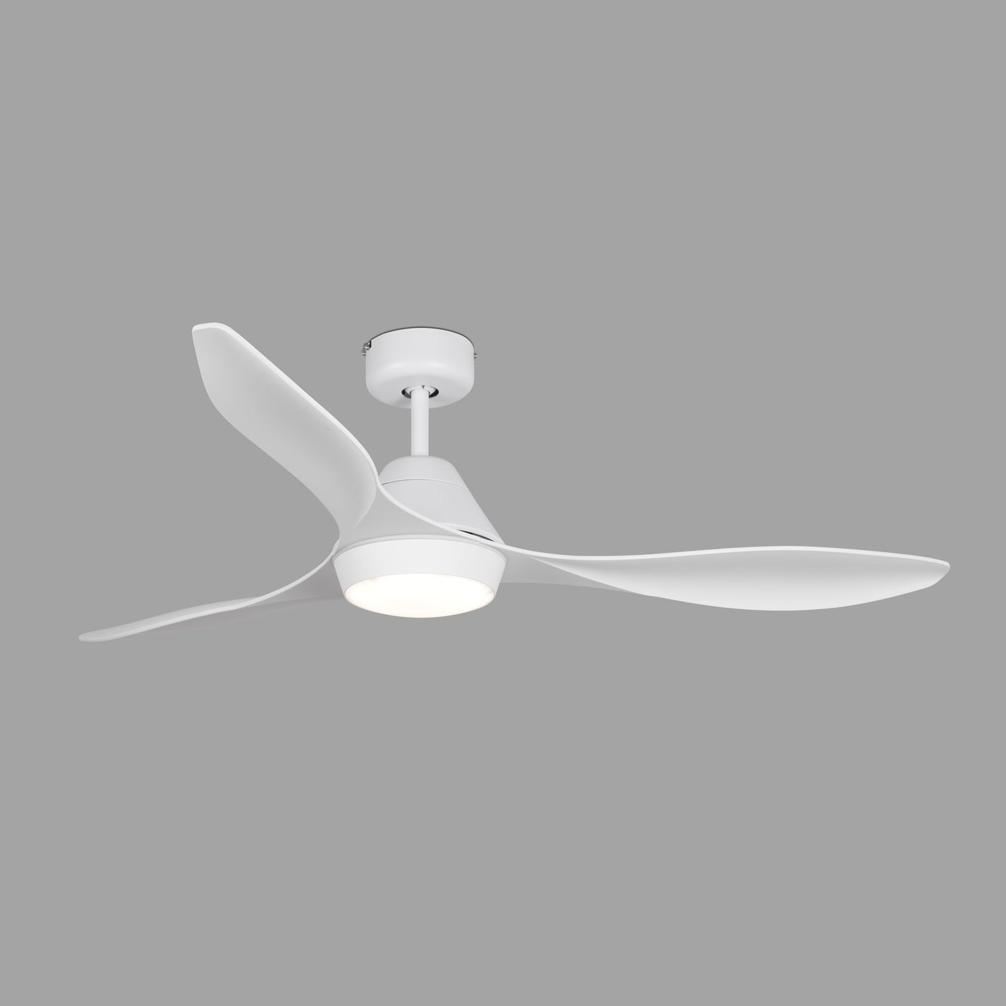 Ventilador de techo LED blanco FARO 3391 POLARIS ref. 33346 LUZGURU, diseño moderno DC para ventilación eficiente