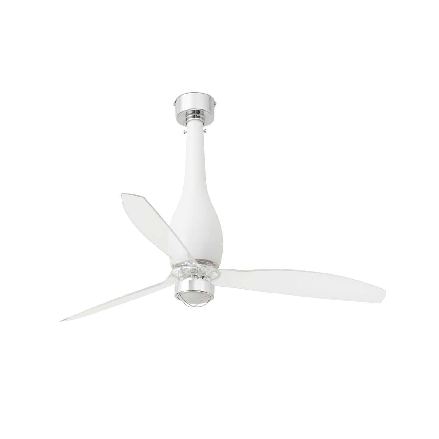 Ventilador de techo LED blanco mate FARO ETERFAN moderno, diseño Ref 32001-9 LUZGURU