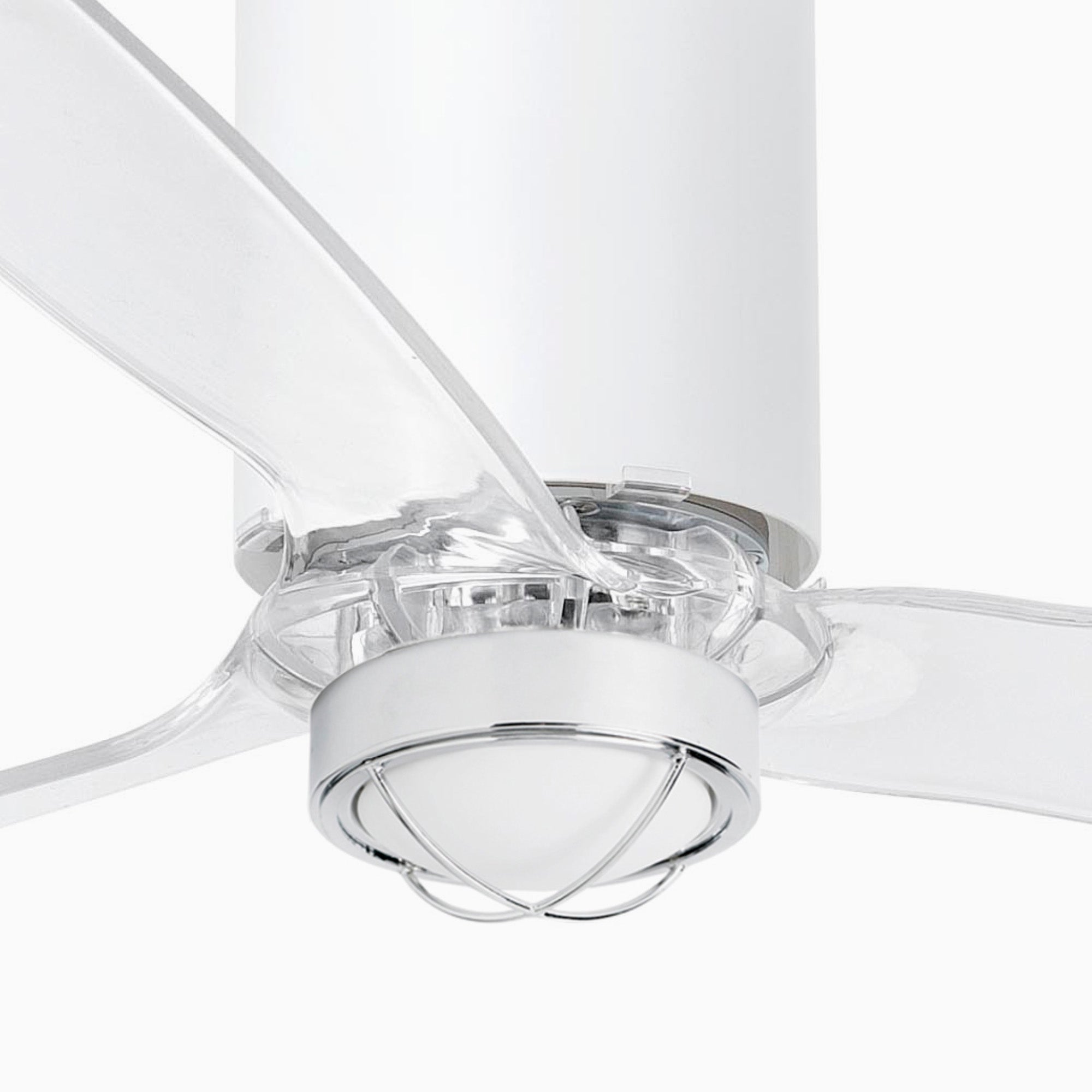 Ventilador de techo LED FARO TUBE FAN ref. 32034-9 en blanco mate, diseño moderno de LUZGURU
