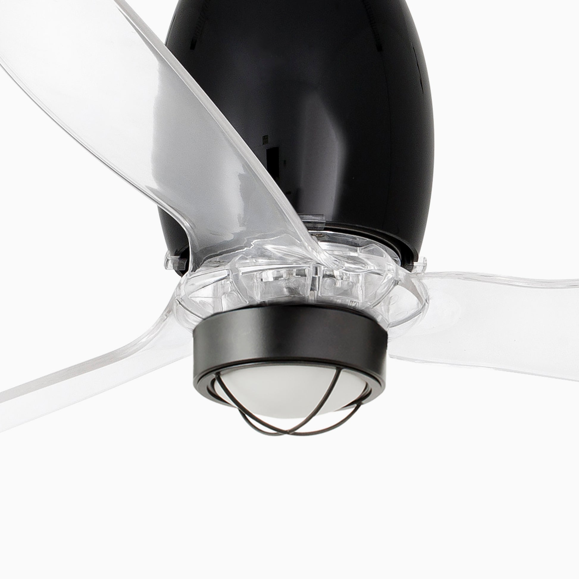 Ventilador de techo LED negro FARO ETERFAN M ref 32002-10 diseño moderno iluminación LED ventilación LUZGURU