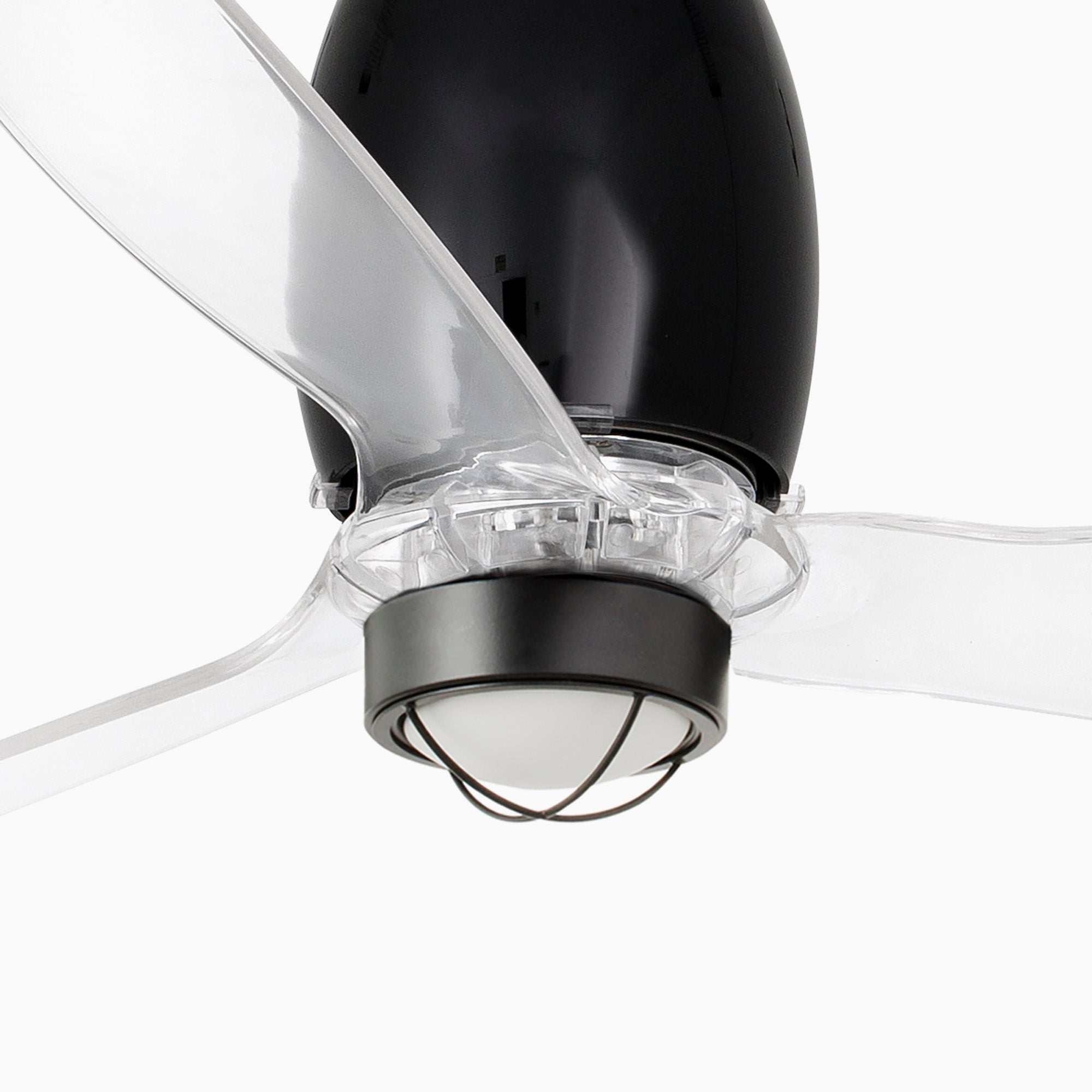 Ventilador de techo LED negro FARO ETERFAN M ref 32002-10 diseño moderno iluminación LED ventilación LUZGURU