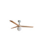 Ventilador de techo blanco silencioso moderno FARO 3429 Ref 34280-11L con luz E27 DC para dormitorio salón interior LUZGURU