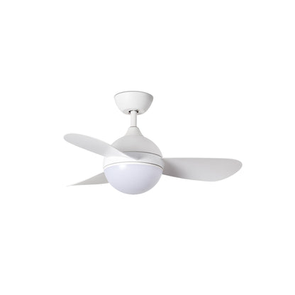 Ventilador de techo blanco LED con motor DC silencioso FARO 3430, referencia 34300, incluye mando a distancia para ventilación eficiente y luz integrada