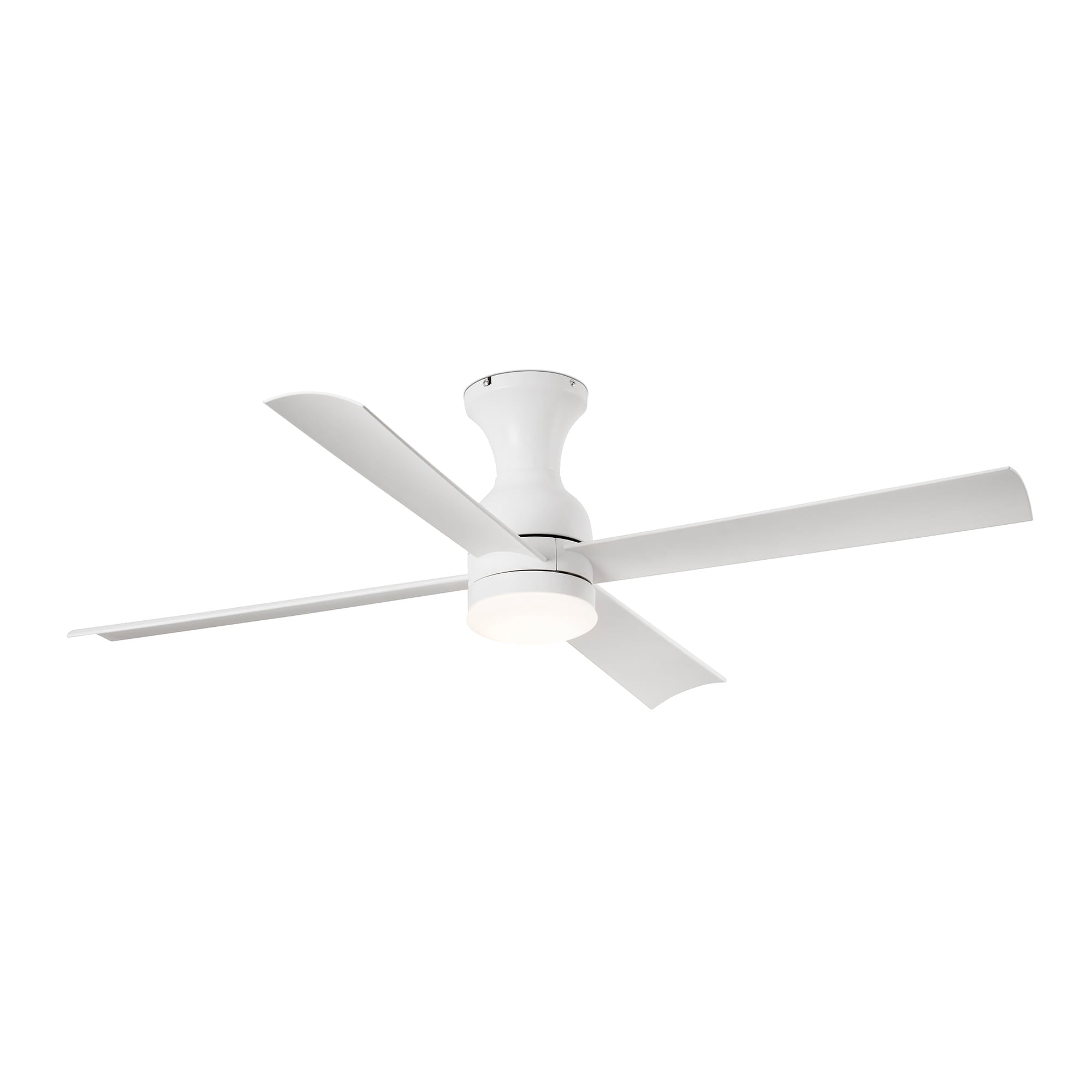 Ventilador de techo LED blanco diseño moderno FARO FRASER M referencia 33756 con luz integrada y ventilación eficiente