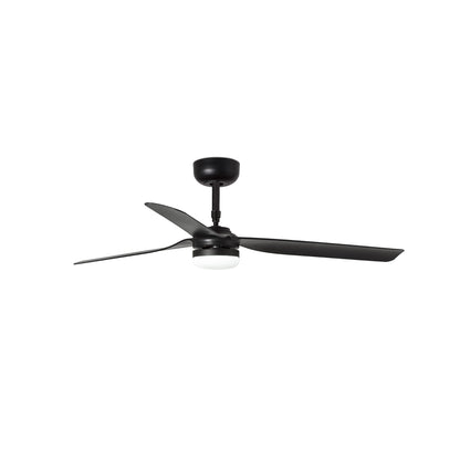 Ventilador de techo LED negro con motor DC silencioso FARO 33814 para dormitorio y salón interior