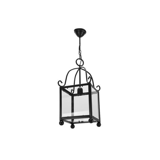 Farol Monasterio de forja Fabrilamp / Abrila, Ref. 1.960/18-NEGRO, estilo rústico