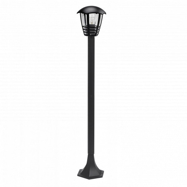 Farola Exterior Aluminio Alnilan 1xe27 Negra IP44 - Vista frontal