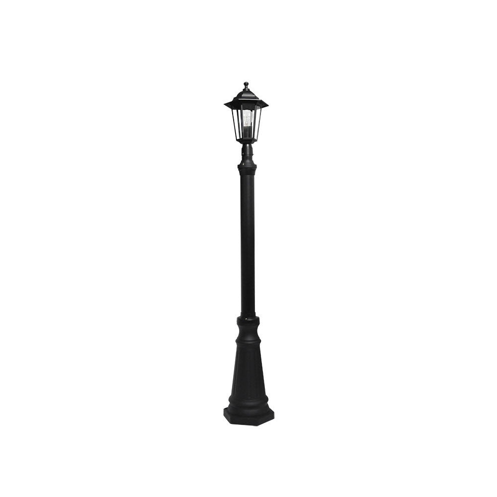 Farola Auriga fabricada en aluminio color negro