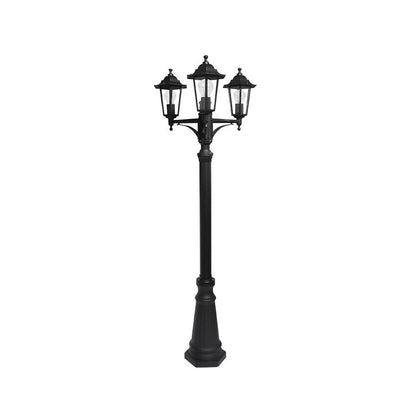 Farola Auriga fabricada en aluminio color negro con protección IP44