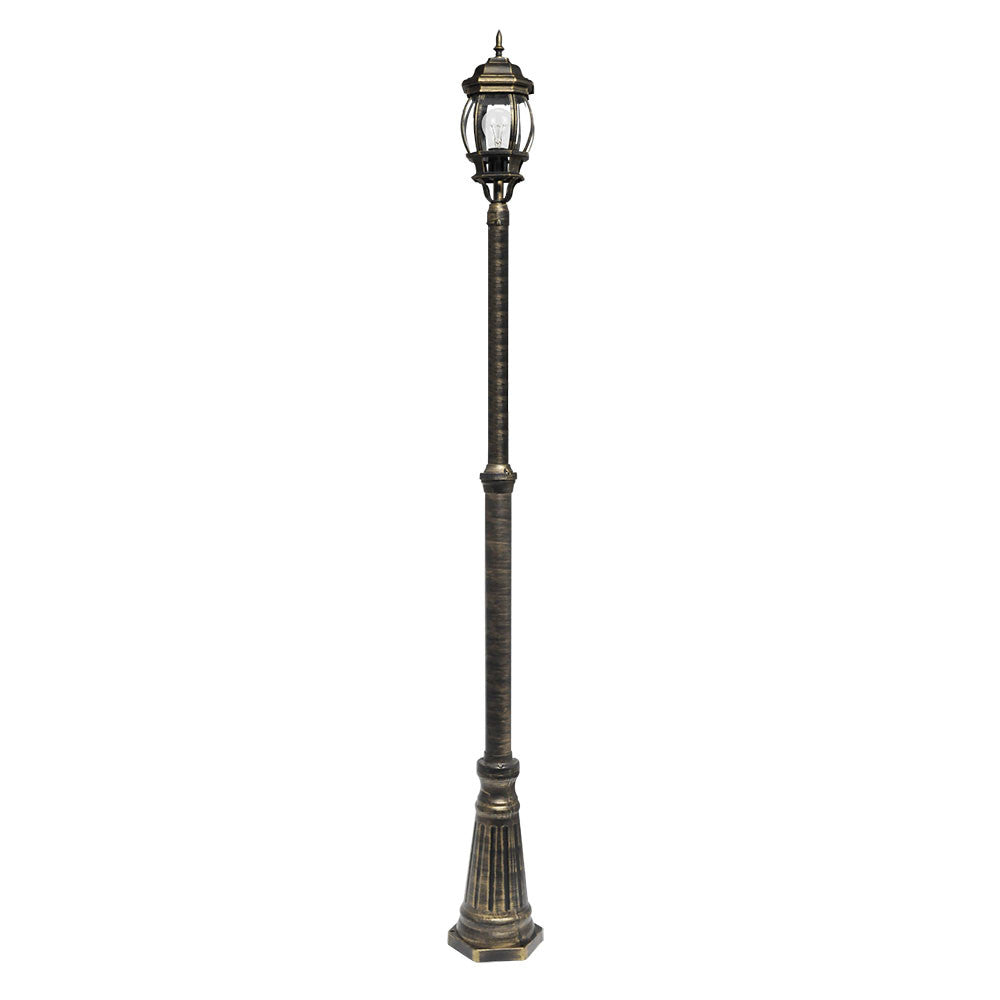 Farola Caelum Exterior Fabrilamp / Abrila Negro y Oro Ref. 149541016