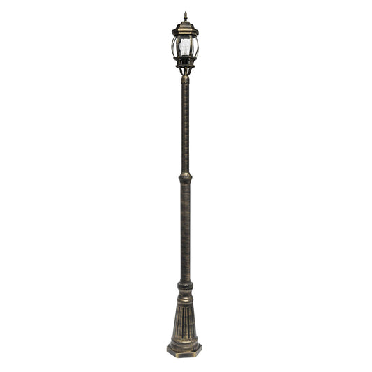 Farola Caelum Exterior Fabrilamp / Abrila Negro y Oro Ref. 149541016