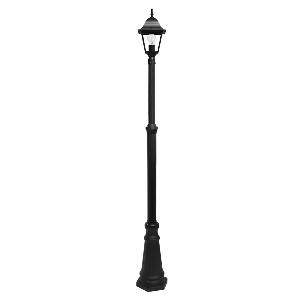 Farola de jardín con altura regulable entre 147 y 220 cm