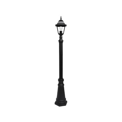 Farola Spica fabricada en Aluminio color Negro para exterior