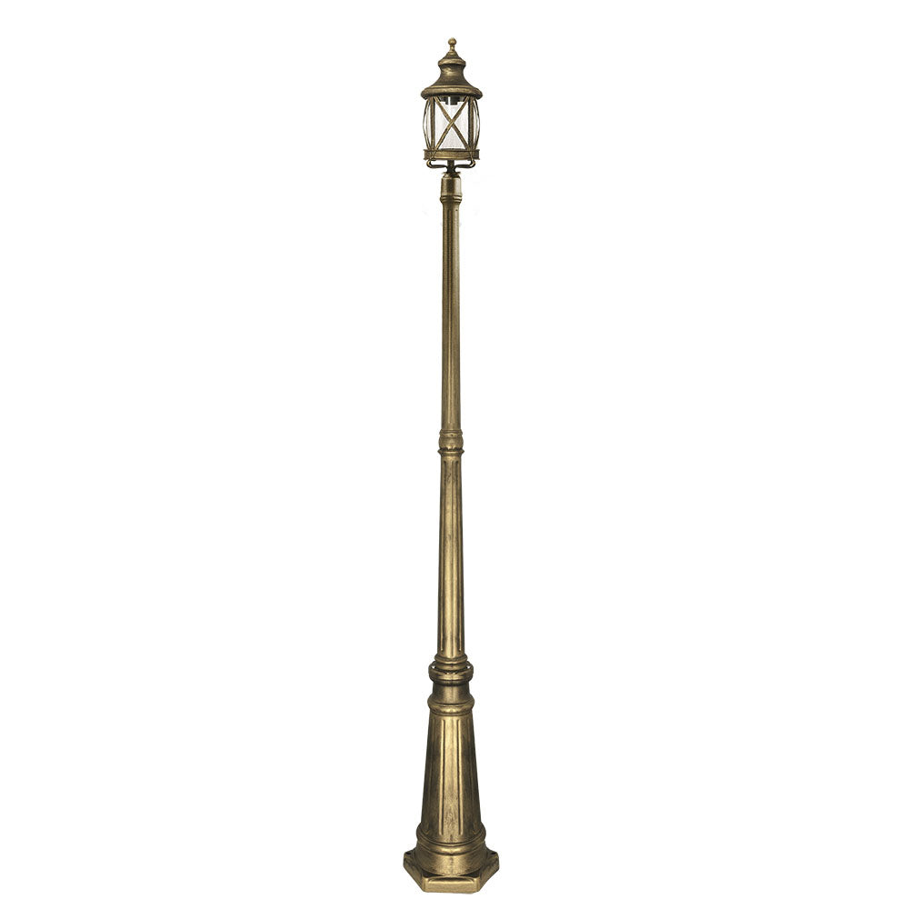 Farola Orquidea Exterior Clásica Oro Fabrilamp / Abrila 002241029