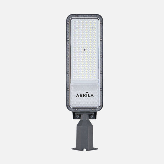 Farola LED Curtis 100W 6500K Gris 10000lm IP65 Orientable Fabrilamp - Vista frontal principal en fondo blanco | LuzGurú