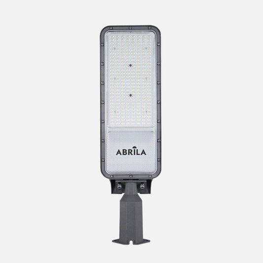 Farola LED Curtis 150W 6500K Gris 15000lm IP65 Orientable Fabrilamp - Vista frontal principal en fondo blanco | LuzGurú