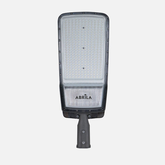 Farola LED Fisterra 200W Gris 20000lm IP65 Fabrilamp - Vista frontal principal en fondo blanco | LuzGurú