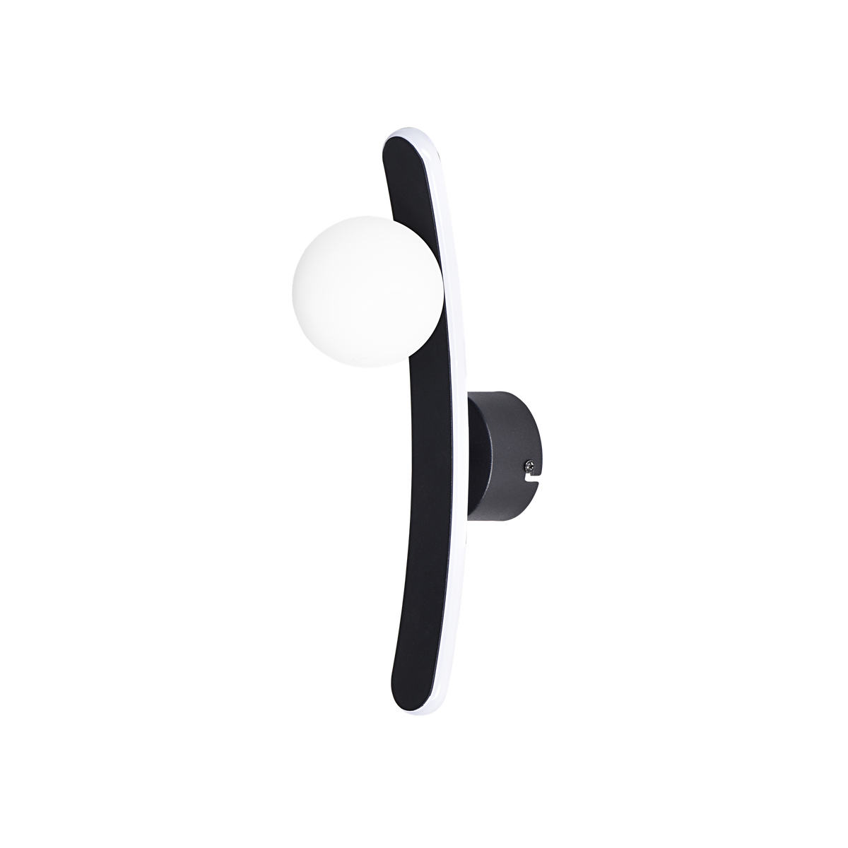 Aplique moderno Fermoselle Negro – vista principal · Ref. 255161009