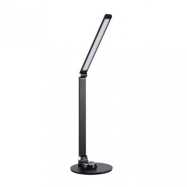 Flexo Baritono 8W LED Negro de Fabrilamp, diseño moderno y elegante, ideal para escritorio.