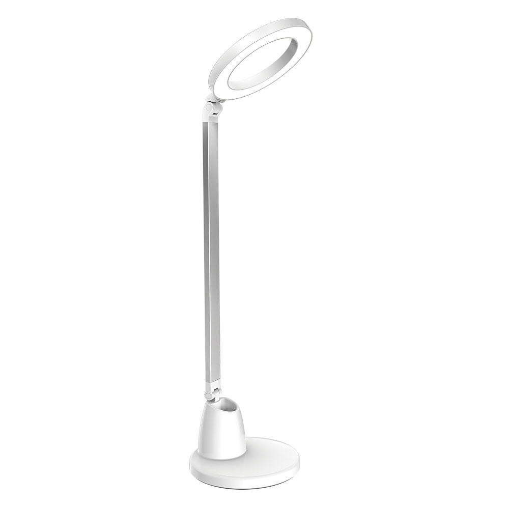 Flexo LED Calcita Fabrilamp / Abrila con portalápices, ideal para escritorio. Ref: 139871001