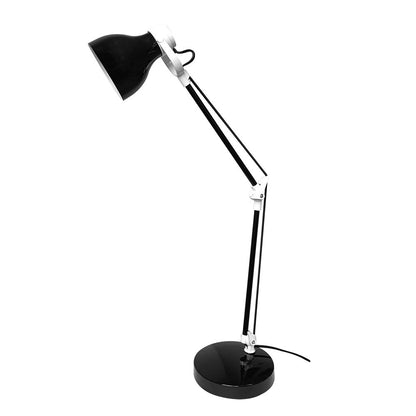 Flexo Carpo Fabrilamp / Abrila articulado negro y blanco, ref. 205471009