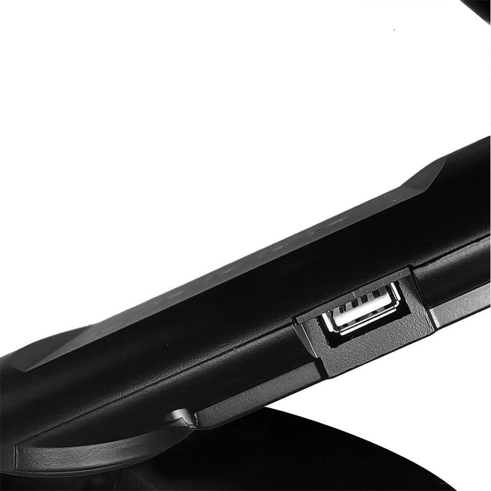 Flexo fabricado en ABS color negro, ideal para iluminar tu espacio de trabajo