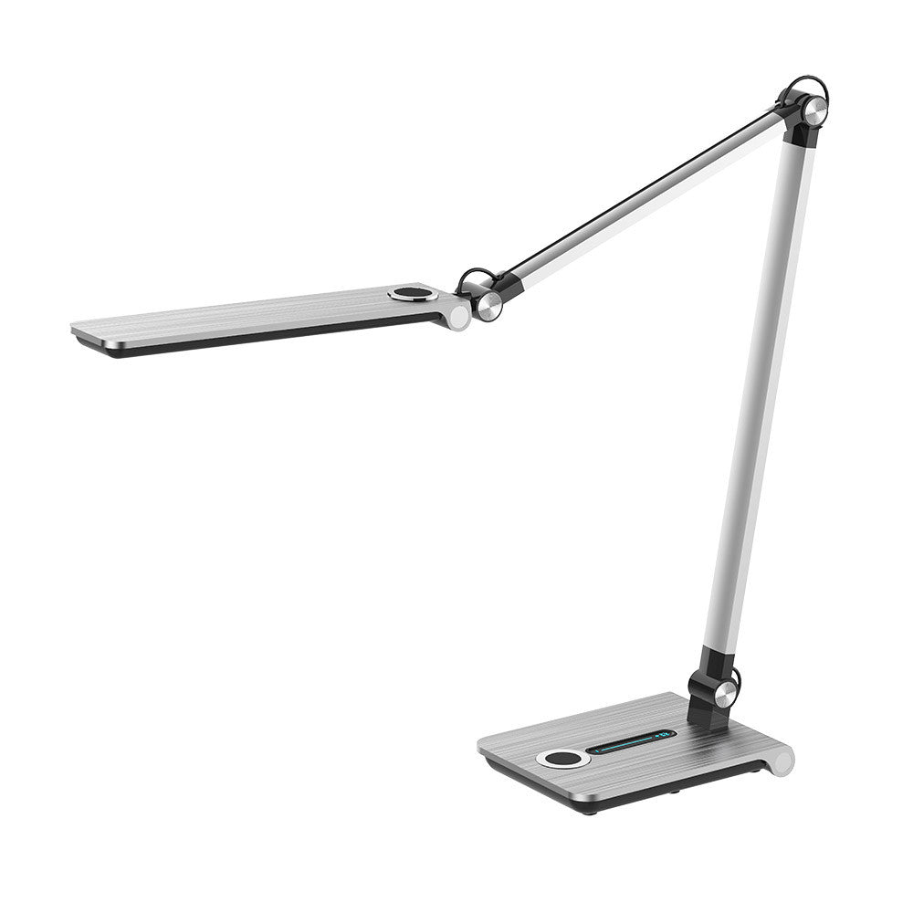 Flexo LED Articulable Plata Dardo Fabrilamp / Abrila 204371010 para escritorio