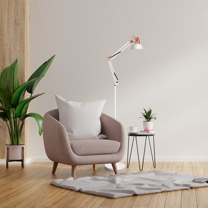 Flexo Rutilo fabricado en Metal color Blanco y Cobre