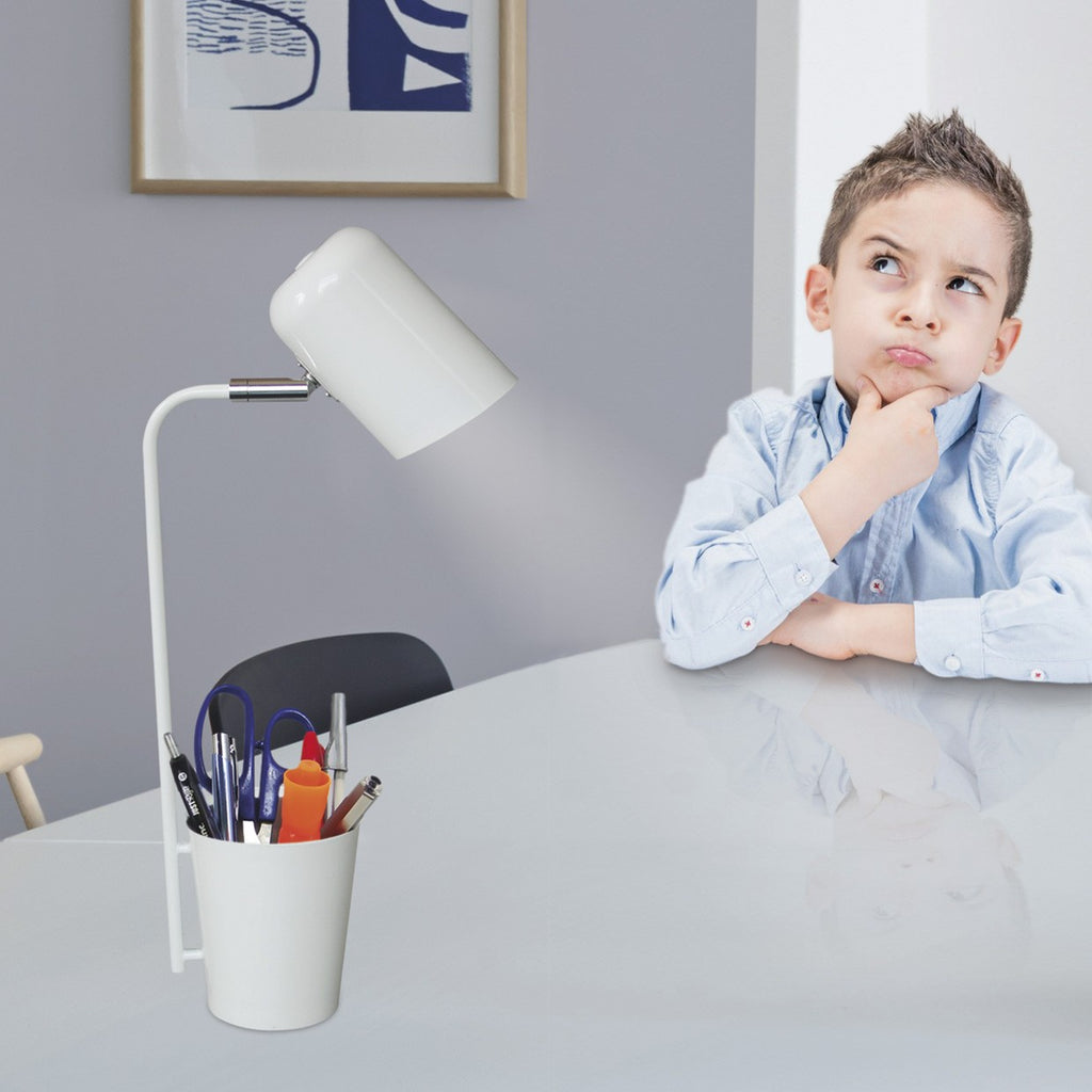 Flexo Diante Blanco AJP/Alemar (Ref. 10559): Descubre sus dimensiones. Elegancia y funcionalidad en cada medida.  LuzGuru.com
