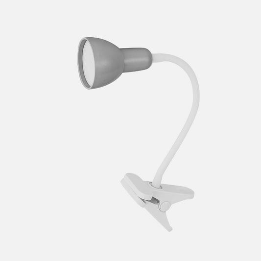 Flexo Gates fabricado en silicona gris y ABS blanco, ideal para lectura