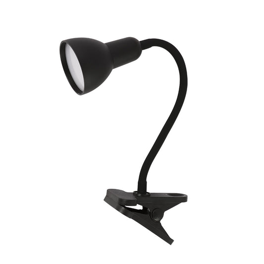 Flexo LED con pinza Gates Negro Fabrilamp / Abrila 205971009