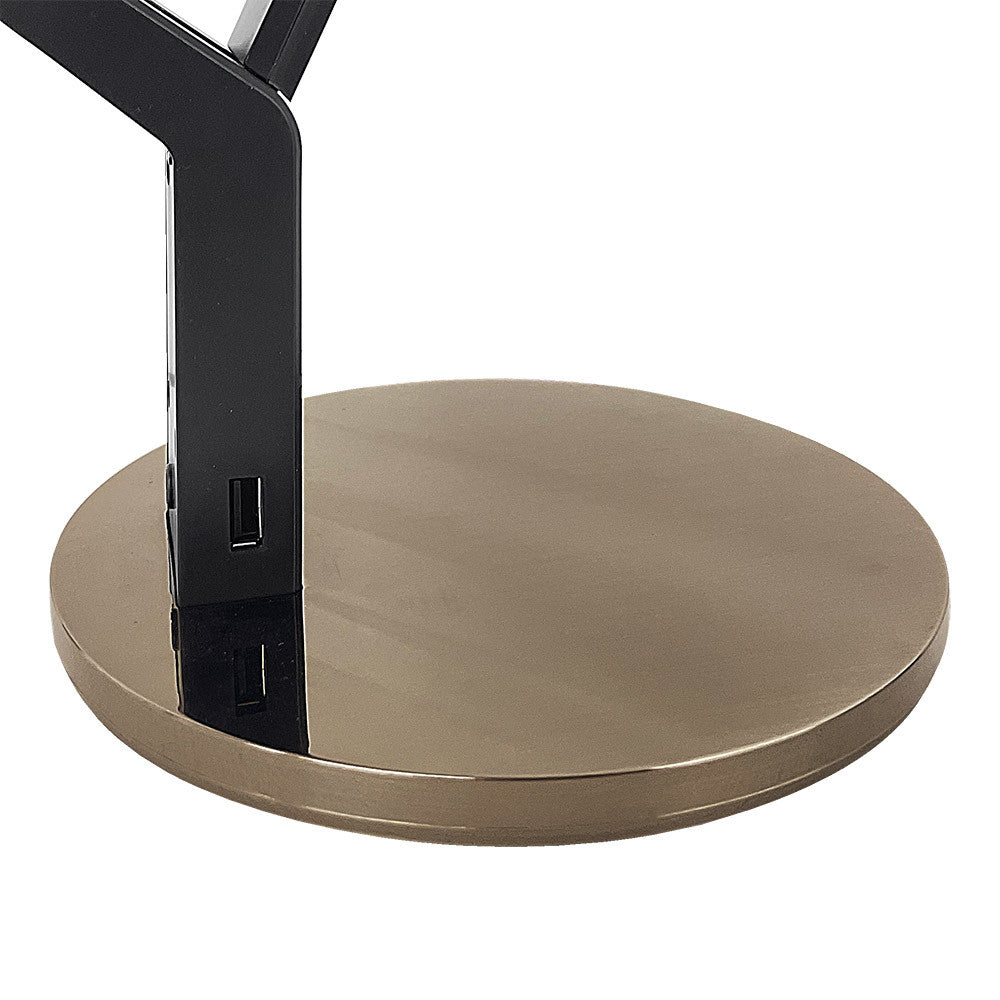 Flexo Goya fabricado en metal y ABS color cobre/negro