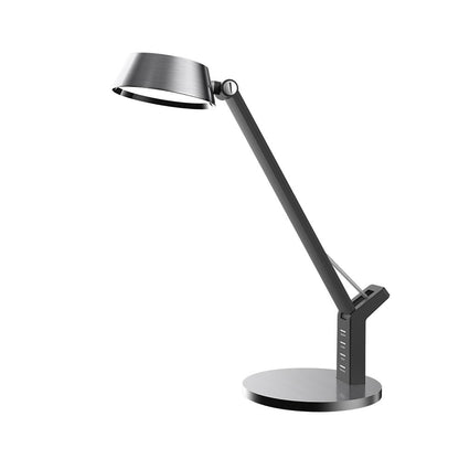 Flexo LED Goya Níquel Negro Fabrilamp / Abrila 205571003 para escritorio