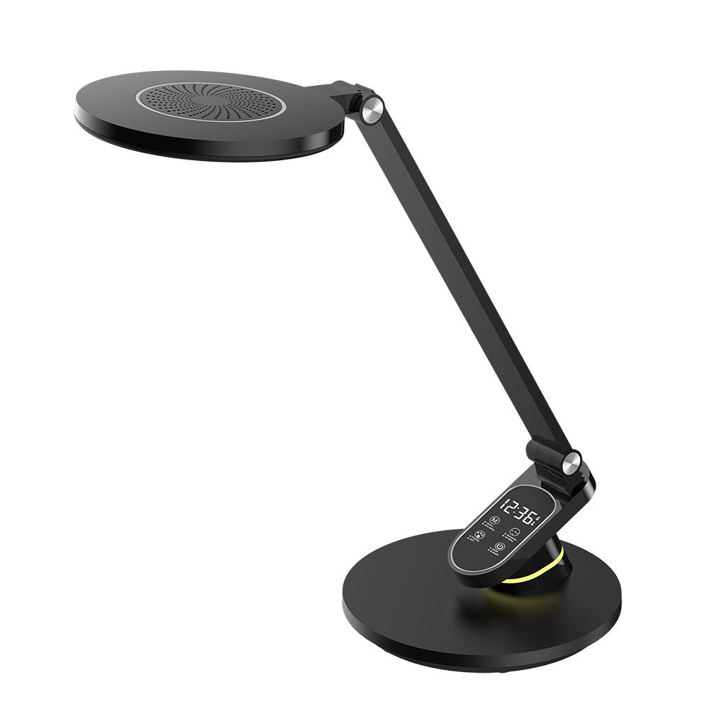 Flexo LED Hamlet Fabrilamp / Abrila con reloj y luz nocturna, ref. 204471009