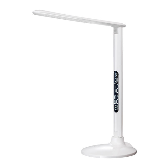 Flexo LED de Sobremesa Star 10W Blanco con USB CristalRecord - vista principal | CristalRecord