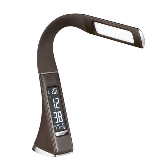 Flexo LED Duck 5W 200 lm 5500K Cuero Marrón CristalRecord - vista principal | CristalRecord