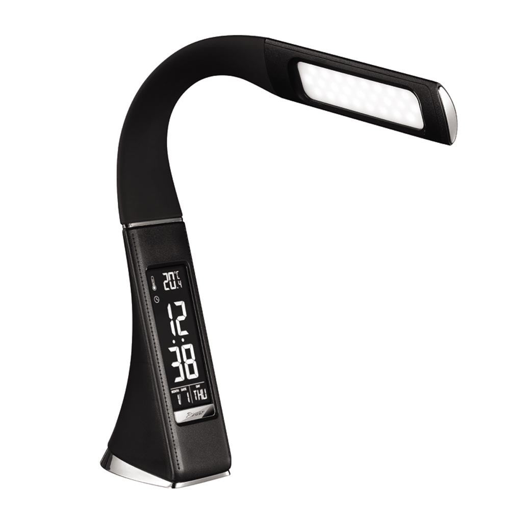 Flexo LED Duck Negro CristalRecord 04+707-05-180 para escritorio