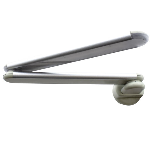 Flexo LED de Pared Mel 510 mm 6W 360 lm 4000 K Gris Claro CristalRecord - vista principal | CristalRecord