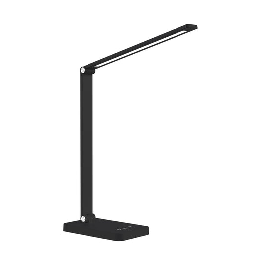 Flexo LED de Sobremesa Attom con Batería Recargable Negro 5W CristalRecord - vista principal | CristalRecord