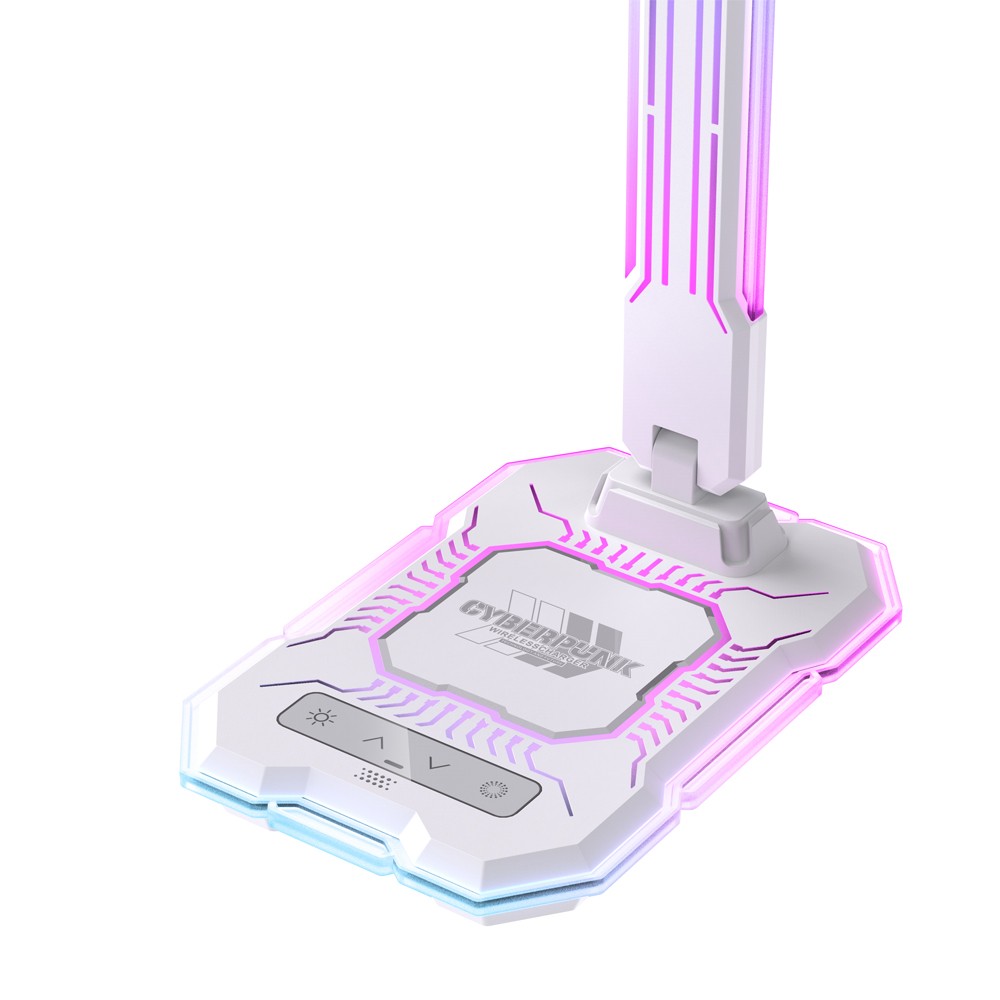 Flexo LED Gamer RGB 10W con Carga Wireless CristalRecord - imagen 2 | CristalRecord