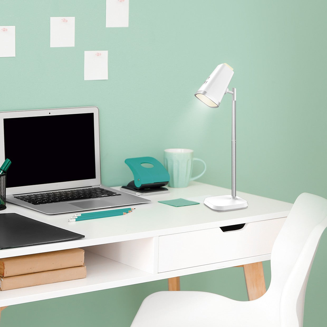 Medidas Flexo LED KANIE Blanco 6W AJP/Alemar (Ref. 11593) - luzguru.com
