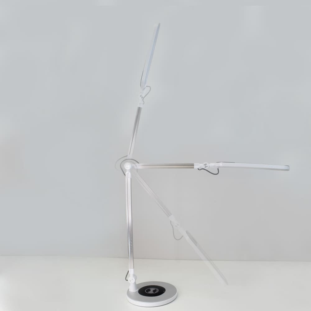 Flexo Lul fabricado en Metal y ABS color Blanco