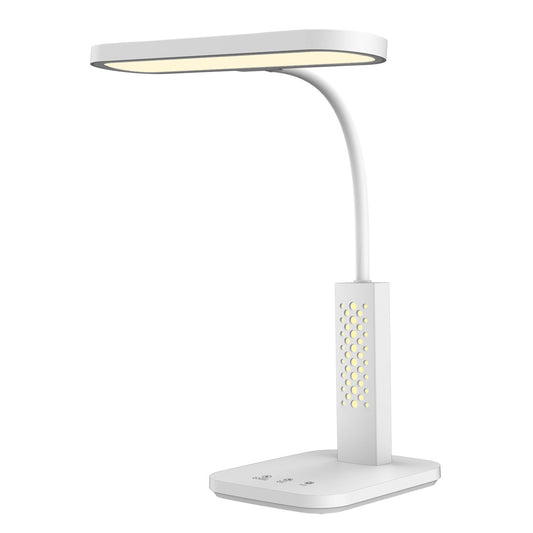 Flexo LED de Sobremesa Morin Blanco 9W Luz Regulable Alemar - vista principal | AJP / Alemar