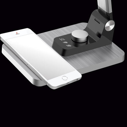 Flexo LED Nelson Plata AJP/Alemar (Ref. 11467) - Medidas: [Insertar medidas aquí, ej: Alto 40cm, Ancho 15cm, Base 10cm]. LuzGuru.com
