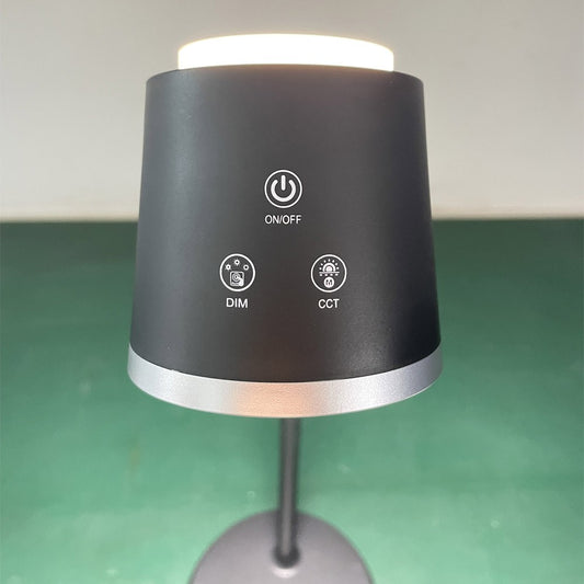 Flexo LED Portátil Recargable Camaleon 6W 330 lm CCT Negro CristalRecord - imagen 2 | CristalRecord