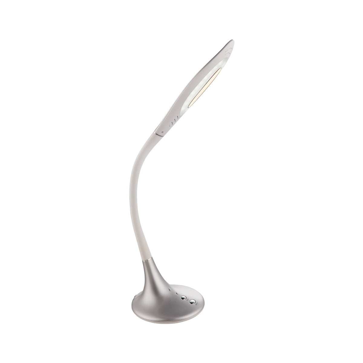 Flexo LED de Escritorio Sedan 10W Táctil Plata CristalRecord - imagen 2 | CristalRecord