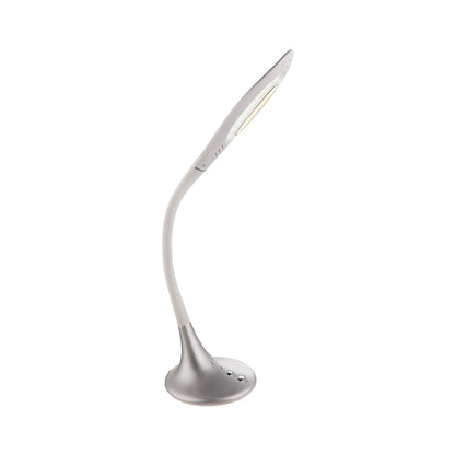 Flexo LED de Escritorio Sedan 10W Táctil Plata CristalRecord - imagen 2 | CristalRecord
