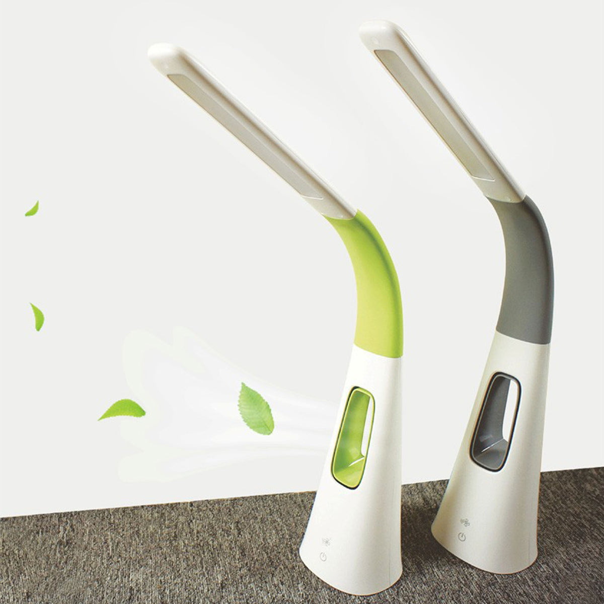 Flexo LED con Ventilador Ventix 12 W Verde CristalRecord - imagen 2 | CristalRecord