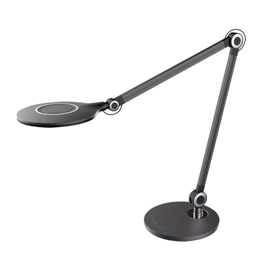 Flexo LED Miro Gris Articulable Fabrilamp / Abrila IA012026 para escritorio