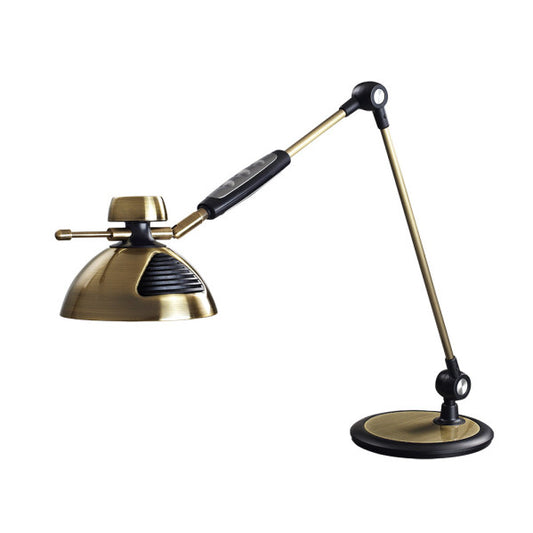 Flexo LED de Escritorio Monet 9W con Sensor de Gesto Cuero y Negro Fabrilamp - vista principal | Fabrilamp / Abrila